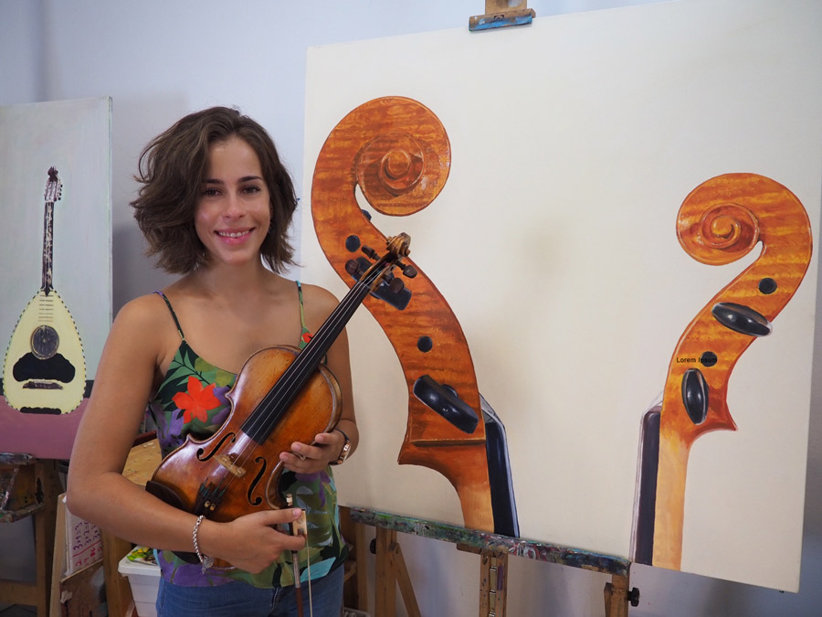 Adriana Arias López, profesora violín Suzuki en Mi Pequeño violín, Las Tablas, Madrid